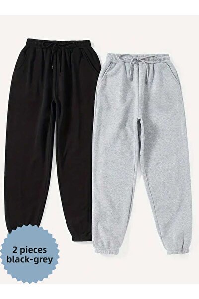 JustBS Girl's Regular 2-Pack Sweatpants