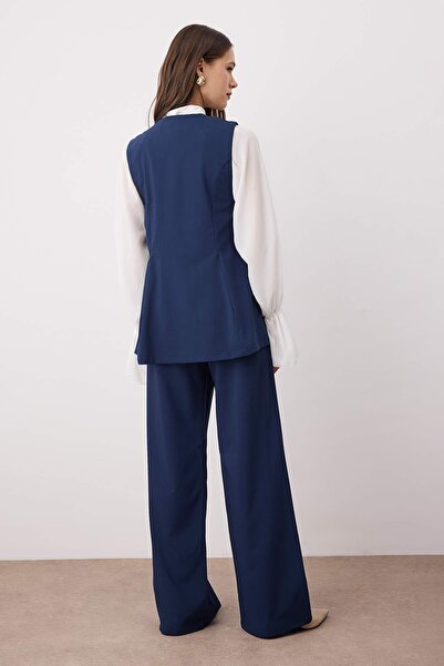 Trendyol Modest Λαδί Κανονικό Πολυβισκόν Καθαρό Υφασμάτινο Χιτζάμπ Κάτω - Σετ επάνω TCTAW26US00040