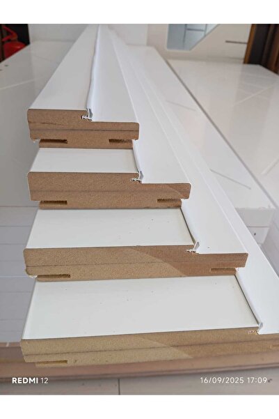 Çınar Kasa Pervaz 9 - 12 cm Duvar için, Beyaz, ' WC BANYO ' Kapı KASAsı, Ölçü 205*76*10 cm