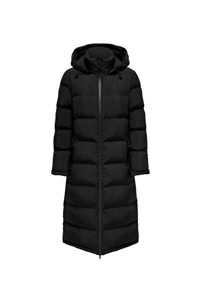 ONLY Black Women's Coat Onlpaula Premium Puffer Long Otw