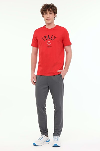 lumberjack Ml Renato 11Itl1030 5Fx Red Men's Short Sleeve T-Shirt