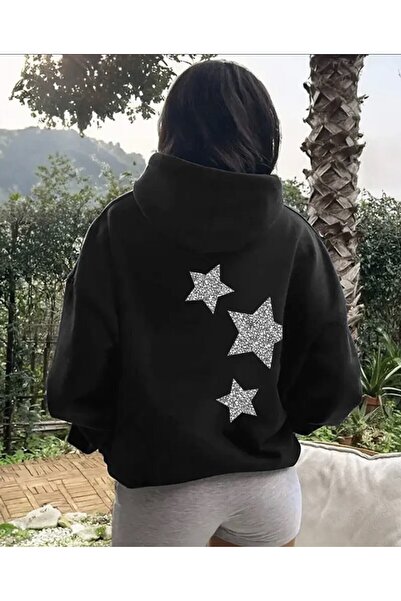 FUFLUNS SWEATSHIRT UNISEX SUPRA-MĂRIME CU STARE PRINTED