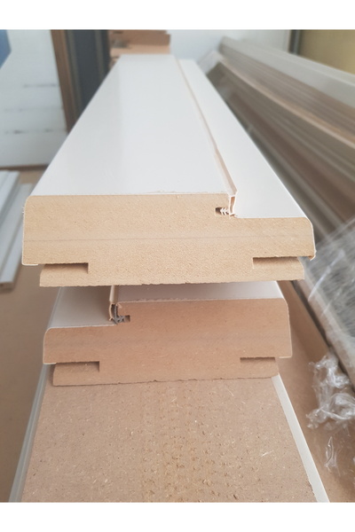 Çınar Kasa Pervaz 9 - 12 cm Duvar için, Beyaz, ' WC BANYO ' Kapı KASAsı, Ölçü 205*76*10 cm