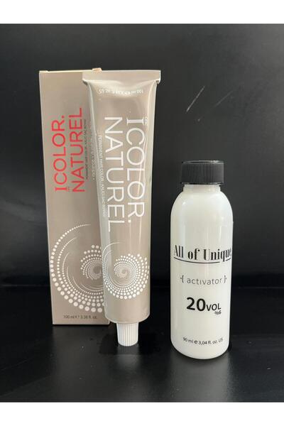 ICOLOR NATURAL Kalıcı Saç Boyası 100 Ml 7.0 Kumral YENİ AMBALAJ ve All Of Uni...