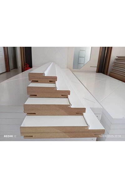 Çınar Kasa Pervaz 17 -20 cm Duvar için, Beyaz, ' WC BANYO ' Kapı KASAsı, Ölçü 205*76*18 cm