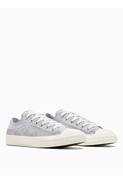 Converse Chuck Taylor All Star Suede Shimmer Unisex Lila Deri Sneaker