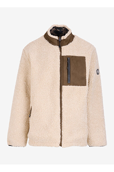 Discovery Expedition Kırık Beyaz Erkek Dik Çift Taraflı Relaxed Düz Sweatmont...