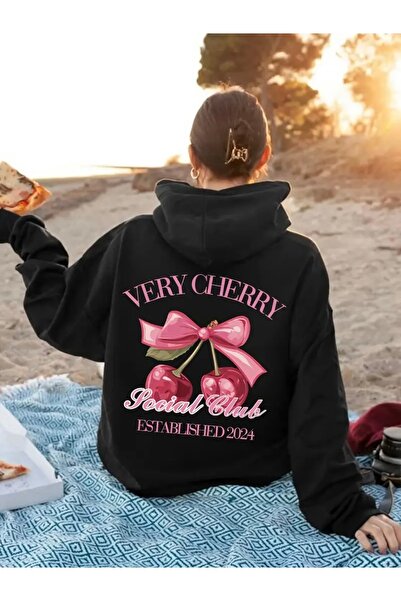 FUFLUNS VERY CHERRY SOCIAL CLUB ΕΚΤΥΠΩΜΕΝΟ ΦΟΥΤΕΡΦΟΥΤΕΡ ΥΠΕΡΜΕΓΕΘΟΣ UNISEX