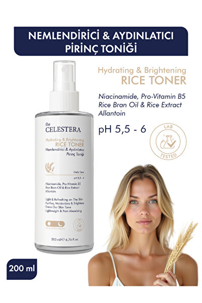 The Celestera Hydrating & Brightening Rice Toner - Nemlendirici ve Aydınlatıc...