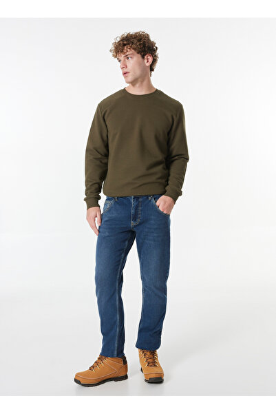 Mustang Slim Fit Lacivert Erkek Denim Pantolon Michigan Slim -1306