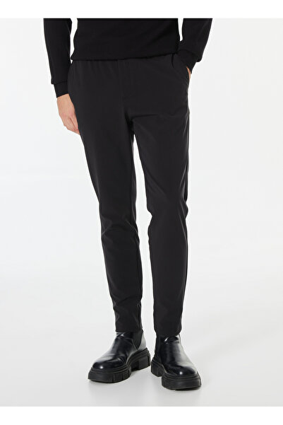 GMG FIRENZE Gmg Fırenze Standart Bel Normal Paça Regular Fit Siyah Erkek Pantolon GU24MFW01023
