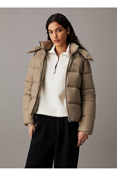 Calvin Klein Jeans Vizon Kadın Şişme Mont MW DOWN SHORT PUFFER