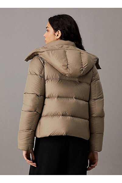 Calvin Klein Jeans Vizon Kadın Şişme Mont MW DOWN SHORT PUFFER