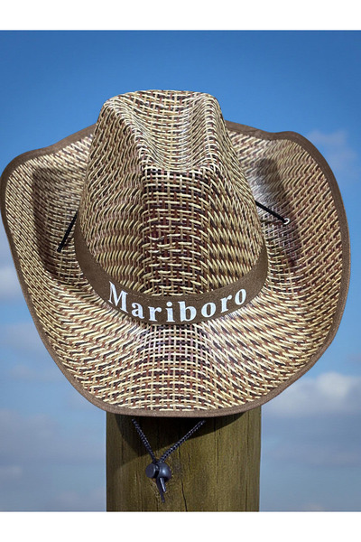 Muensu Hasır Kovboy Şapka, Fötr, Yazlık Nefes Alan Hasır Fötr, Güneşlik