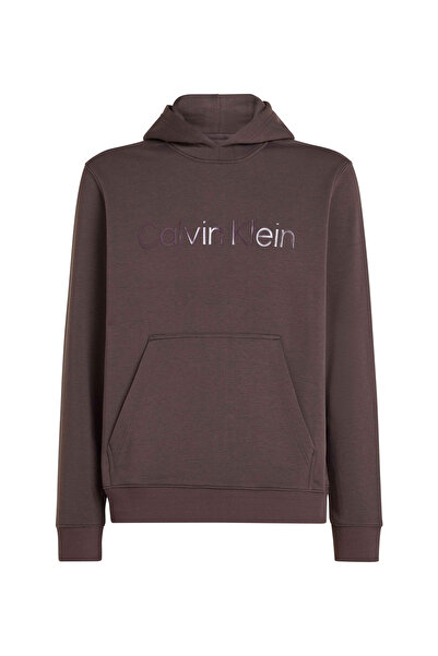 Calvin Klein 00GMF4W302BA4-PW - سترة رياضية رجالية بقلنسوة وياقة مطوية بلون ب...