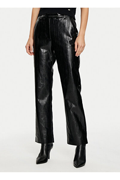 Sisley Normal Bel Normal Siyah Kadın Pantolon 4S6DLF064