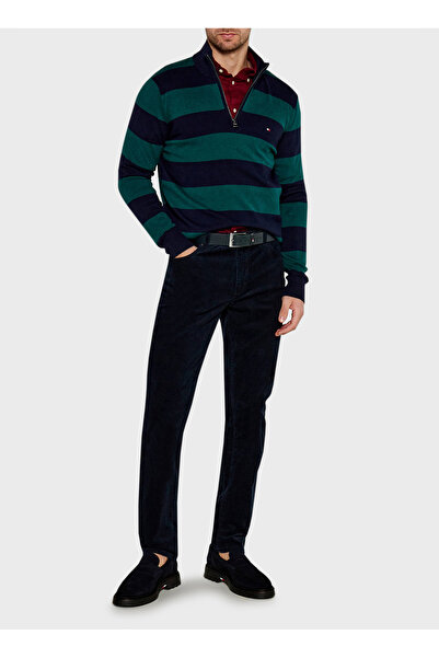 Tommy Hilfiger Pamuklu Straight Fit Düz Paça Kadife Pantolon Erkek PANTOLON MW0MW36696 DW5
