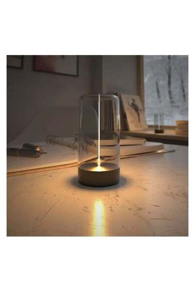 Generic Magnetic LED Lamp with 3 Brightness Levels - USB Rechargeable, Portable Night Light for Bedroom & Ou