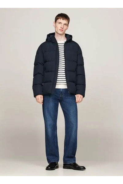 Tommy Hilfiger Kabát Puffer Jacket s kapucí
