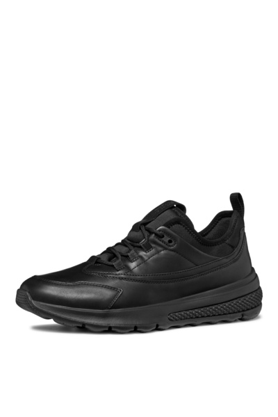 Geox Black Men's Sneaker U Spherica Actif a - Smo.Lea+L