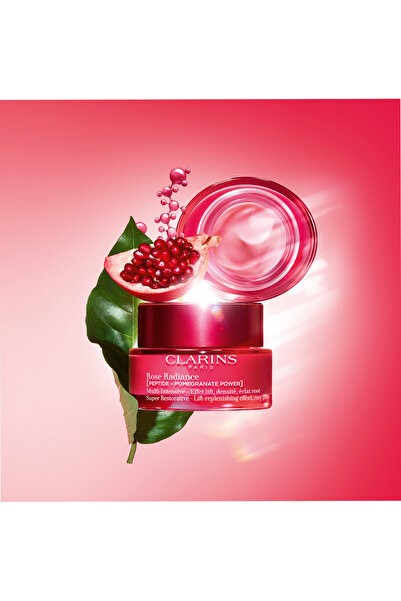Clarins Super Restorative Rose Radiance - Ton Eşitleyici Pembe Yaşlanma Karşıtı Krem