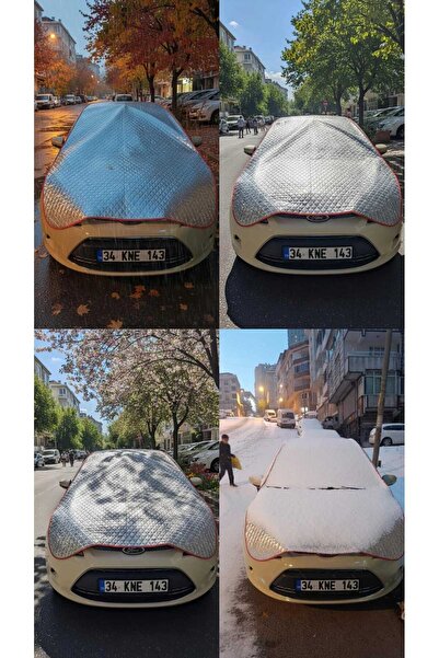 GARD OTO Güneşlikli Araç Örtüsü – Isı ve Işık Koruyucu Oto branda Dolu Brandası Hackback