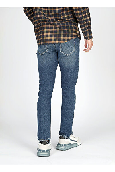 Lee Cooper Normal Bel Slim Fit Erkek Denim Pantolon 251 LCM 121027 JACK SPENCER BLUE