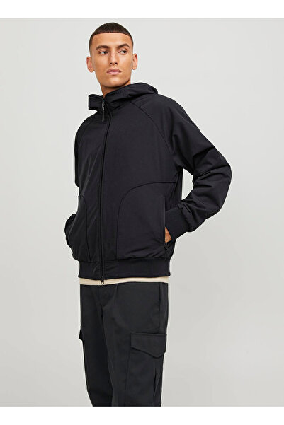 Jack & Jones Siyah Erkek Mont JCOTRACK BOMBER JACKET NOOS