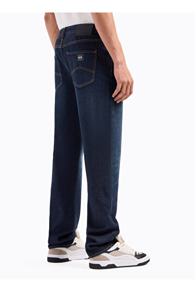 Armani Exchange Slim Fit Navy Blue Men's Denim Trousers 6Dzj13 Z1Zqz 1500