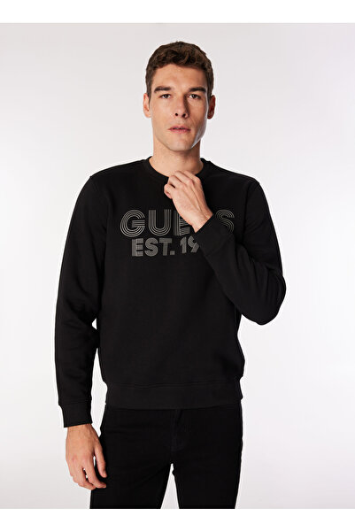 Guess Чорна чоловіча кофта M4YQ08K9Z21JBLK BEAU CN SWEATSHIRT