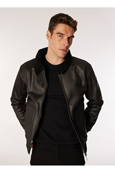 Lee Cooper Black Men's Coat 251 Lcm 232007 Kewin Black