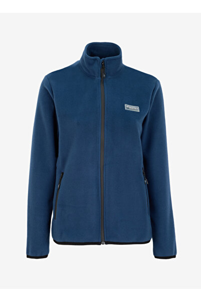 Discovery Expedition İndigo Kadın Dik Yaka Basic Polar Sweatshırt D4WL-SWT3928