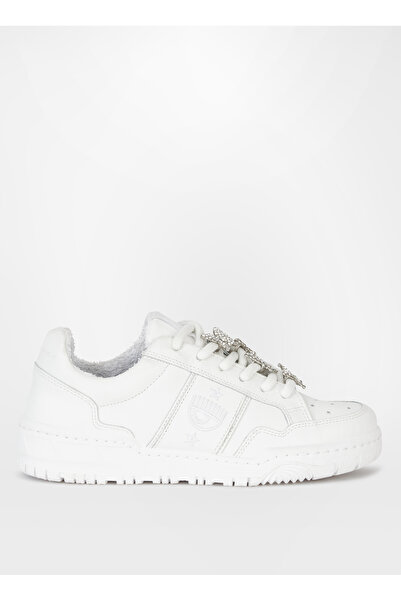 CHIARA FERRAGNI Beyaz Kadın Deri Sneaker CF3405_009
