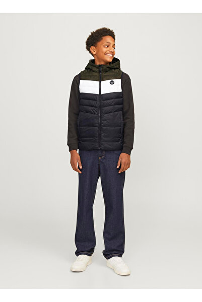 Jack & Jones Siyah Erkek Çocuk Şişme Mont 12258655