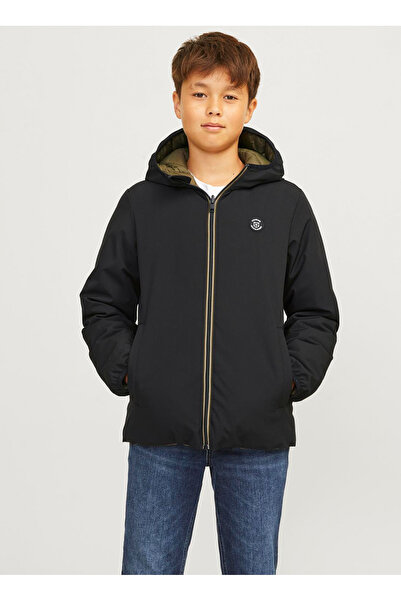 Jack & Jones Black Boy's Coat 12263276