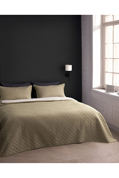 Madame Coco Relinda Doppelbett-Tagesdecke - Khaki