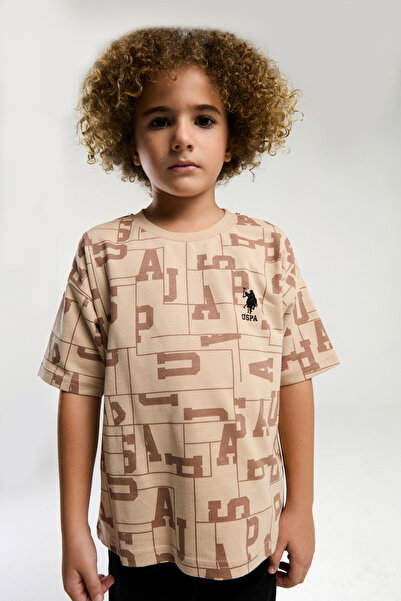 U.S. Polo Assn. Boy's Cream Bermuda Suit