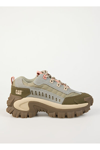 Caterpillar Bej-Yeşil Kadın Süet Sneaker 013G100955