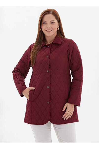 Selen Bordo Kadın Mont 24KSL6110-BB