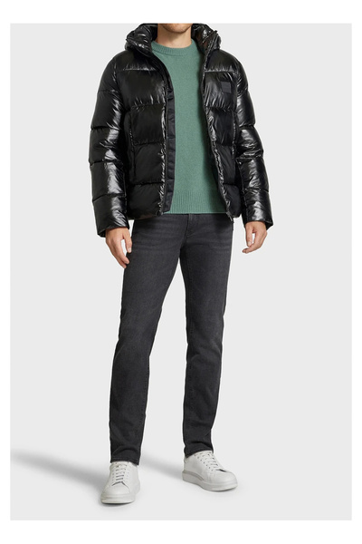 Calvin Klein Hooded Quilted Puffer Mw Gloss