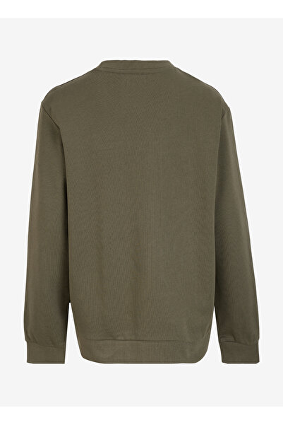Jack & Jones Bisiklet Yaka Haki Erkek Sweatshırt EXC 12275176_JPRBLAHAF SWEAT CREW