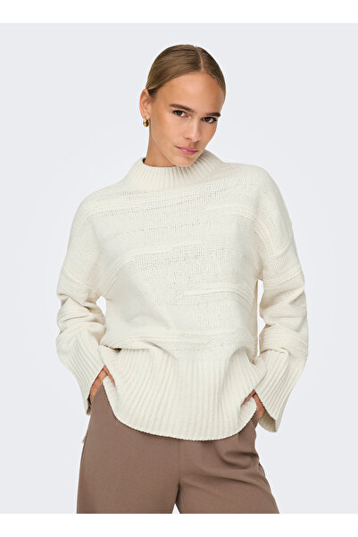 ONLY 15324514 Onlıma Ls Loose Struc Hıghneck Cc Knt Жіночий казек