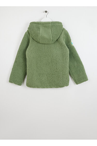 Haribo Прямий хакі чоловічий дитячий полярний верх HRBTXT410