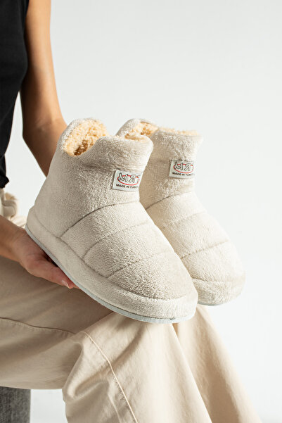 star shoes Pofuduk Kadın Panduf Ev Botu