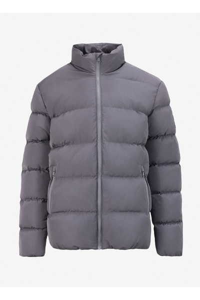 Mustang Antrasit Erkek Dik Yaka Normal Kalıp Puffer Mont M4WM-MNT-1674