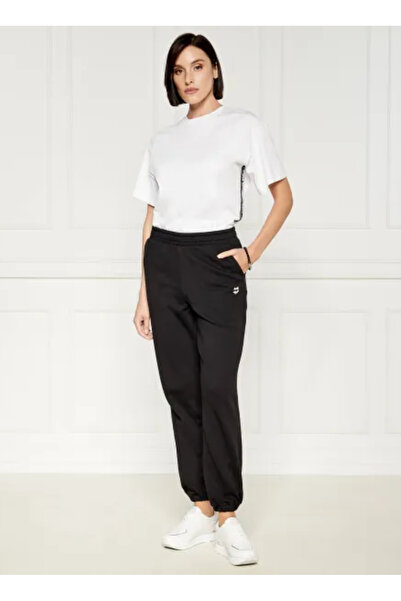 Karl Lagerfeld Yüksek Bel Standart Siyah Kadın Pantolon 245W1054