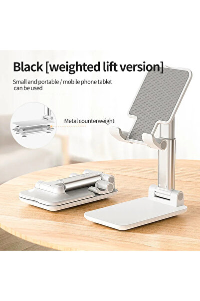 Choice حامل هاتف محمول أبيض للمكتب لأجهزة iPhone وiPad وXiaomi وحامل كمبيوتر ...