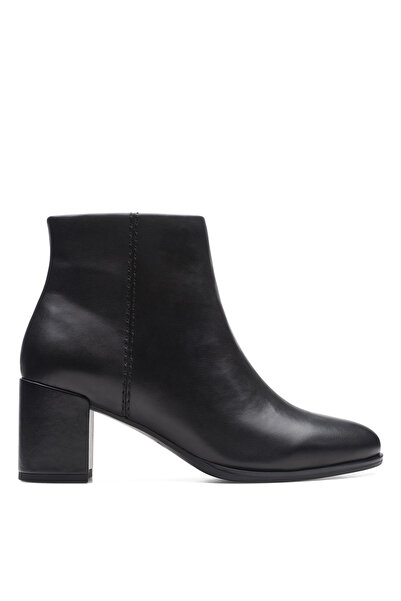 CLARKS Siyah Kadın Deri Topuklu Bot 26174797