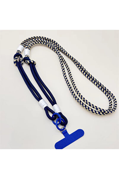 Choice بوليستر/نايلون أزرق داكن أسود 3 في 1 120 سم حامل هاتف محمول معلق على ش...