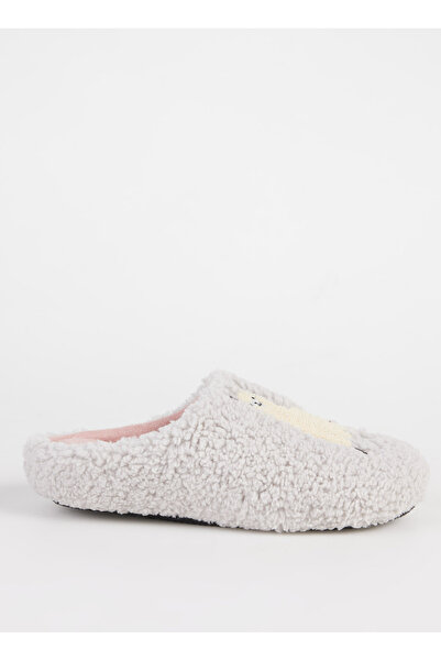 FABRIKA COMFORT Gri Kadın Ev Terliği ALDINA